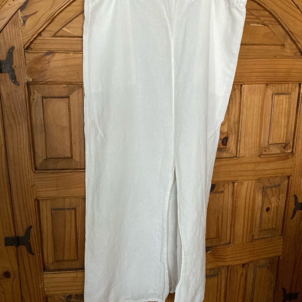 Linen and CottonWhite Women's Maxi Skirt - Picture 2 of 6